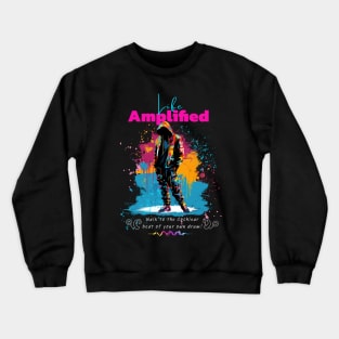 Life Amplified | Cochlear Implant | Cochlear Beat Crewneck Sweatshirt